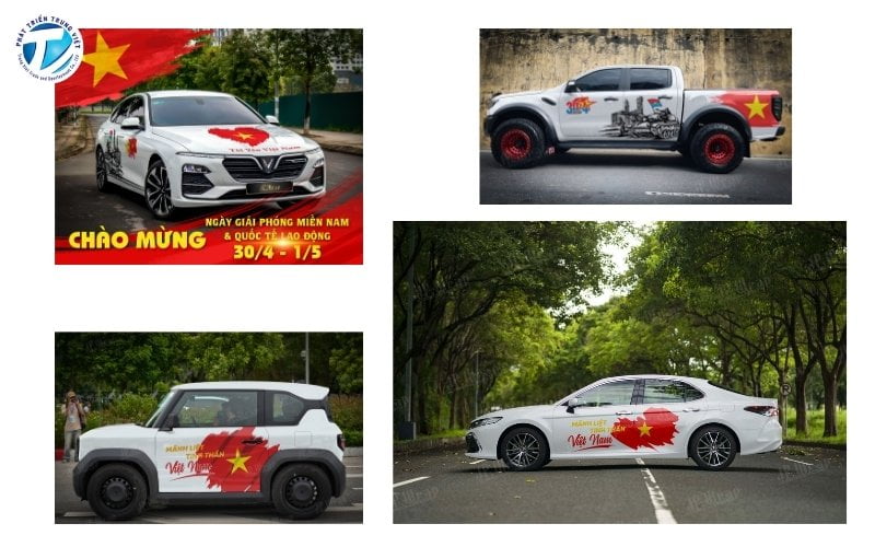 Decal trang trí xe ô tô 